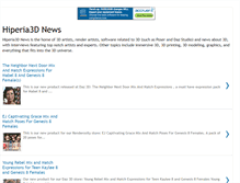 Tablet Screenshot of news.hiperia3d.com